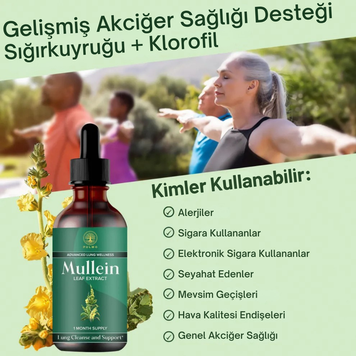 Mullein – Bitkisel Akciğer Temizleyici Damla
