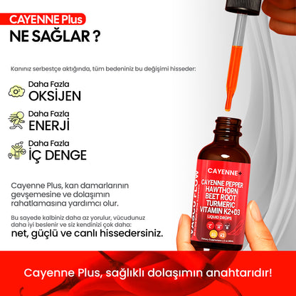 Cayenne+ Vacsu Flow - Aktif damar sağlığı