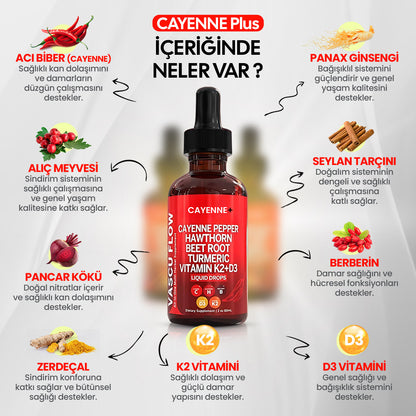Cayenne+ Vacsu Flow - Aktif damar sağlığı